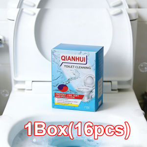 ✅COD✅Toilet Bowl Cleaner 16PCS Toilet Stain Remover Quickly Remove Odor Dirt ＆Dis Toilet Cleaner  Toilet Deodorant  Toilet Cleaner Automatic Aromatic Tablets Toilet Bowl