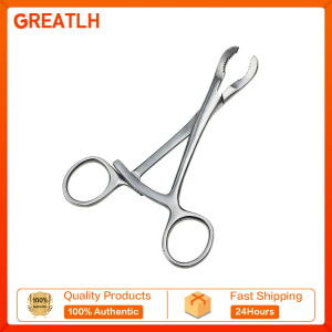 GREATLH 1pcs Phalanges Toothed Reduction Forceps Veterinary orthopedics Instruments
