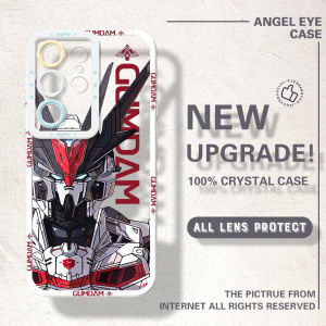 (Hàng sẵn có) Ốp vỏ điện thoại cho Samsung Galaxy S23 Ultra 5g Ốp mềm silicon xem pha lê chiến binh cơ khí hoạt hình Ốp lưng