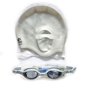 Combo nón bơi Chùm Tai và kính bơi PHOENIXX 207 Hàn Quốc