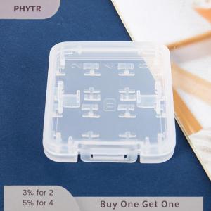 【จัดส่งภายใน 2-3 วัน】 กล่องเก็บการ์ดหน่วยความจำแบบใส1ชิ้นสำหรับ SD SDHC TF MS กล่องพลาสติก