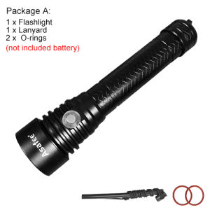 Asafee 2500LM A19 Super bright XHP70 Diving Flashlight Waterproof Scuba Dive LED Flashlight Underwater Torch  3 Modes Lamp Lanterna IPX8