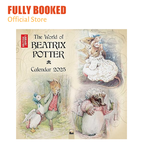 Flame Tree Calendars British Library Beatrix Potter 2025 Wall