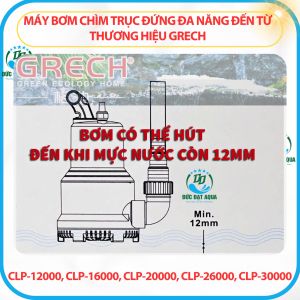 Máy bơm trục đứng đa năng cho hồ cá koi GRECH CLP-12000 CLP-16000 CLP-20000 CLP-26000 CLP-30000