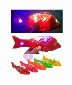 ID Mainan Ikan Koi Baterai Musik