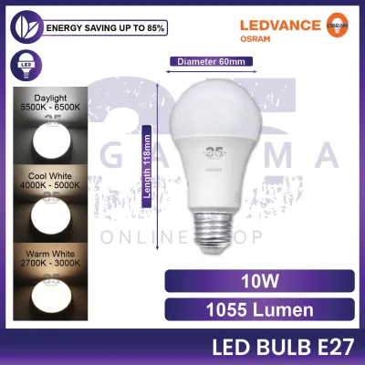 OSRAM LED Bulb E27 OSRAM LED Bulb 5.5W / 8W / 8.5W / 10W / 13W A60 A70 Energy Saving Daylight Coolwhite Warmwhite Mentol