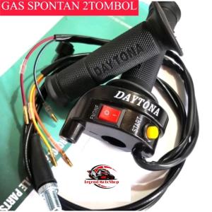 Gas spontan daytona 2 tombol On Off Dan Stater free Handgrip Bisa Buat Satria FuNinja RRNinja RRx Universal