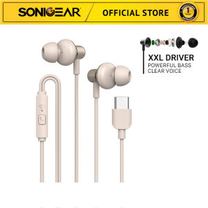 SonicGear Hyperbass Buds 1 Type C XXL Driver Powerful Bass In Ear Headphones