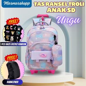 MM - Tas Ransel/ Tas Ransel Troli sekolah SD  untuk anak Perempuan