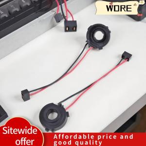 WORE ตัวยึดฐานไฟหน้ารถ2ชิ้นสำหรับ MK6กอล์ฟ7 MK7 Tiguan Sharan Multivan Scirocco Passat B7อะแดปเตอร์ LED H7ซ็อกเก็ต