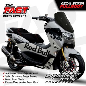 Decal Nmax 155 New Fullbody Redbull BISA COD Decal stiker nmax new / stiker nmax full body design Redbull Decal Nmax 155 New Connected Full Body Stiker Sticker Motor Yamaha Modif Variasi Aksesoris Dekal Nmax Redbull