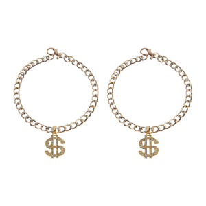 Cats Necklace Collar with Dollar Letter Pendant Pet Collar for Cats Girl Cats Christmas Wedding Dressingup Necklace 2PCS