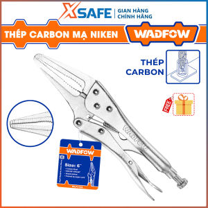 Kềm bấm chết mũi dài WADFOW kích thước 6-9inch chất liệu thép carbon mạ niken siêu cứng chắc - chính hãng