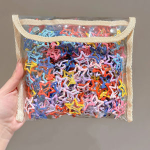 Korean Y2k Dopamine Star Hairpin Set Womens Bangs Bb Clip Hair Accessories