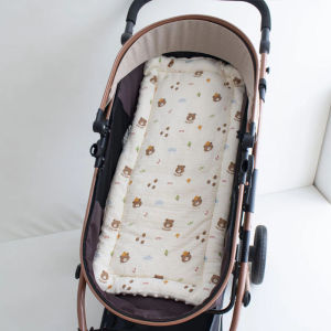 Baby Stroller Mattress Cotton Beanie Velvet Breathable Stroller Cushion Pad for Newborn Infants
