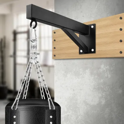Wall Hanging Sandbag Bracket Gym Heavy Punching Bag Mount Holder Stand For Home Fitness Training 60cm