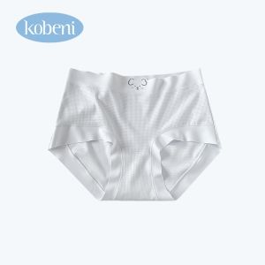 KOBENI Cute Panties กางเกงชั้นใน ผ้าฝ้าย เอวกลาง ระบายอากาศได้ดี ป้องกันแบคทีเรีย แฟชั่นฤดูร้อน สําหรับสตรี