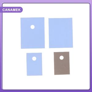 【CANAMEK】 100PCS TO-220 Insulation Pads Heatsink Thermal Pad Soft Silicone Sheet Insulation Cloth