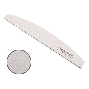 [Charming women] Professional Nail File Sandpaper Thicken Strong Nail Files Buffer For Manicure Sanding Manicure Salon Tools Half Moon Shape