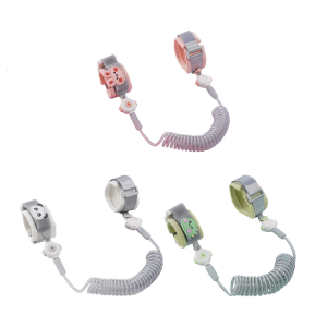 Toddler Anti Lost Leashes With Double Head Detachable Lock Soft Cotton Metal ABS Blend Adjustable Length Lightweight Safety Straps For Public Outings