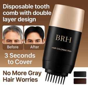 Disposable tooth comb with double layer design