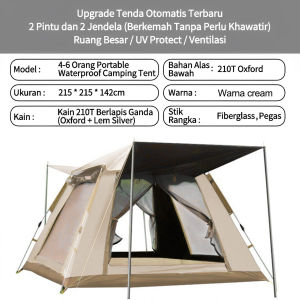 Tenda Camping 5-8 Orang 3.3✖2.1✖2.0M Portable Waterproof Camping Tent