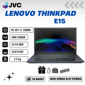 Laptop Giá Rẻ Lenovo thinkpad E15 RAM 8 SSD 256GB