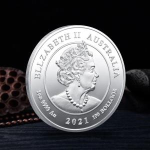 [caichuitan] Năm hoàng đạo của con ngựa kỷ niệm đồng xu 3D động vật nổi ngựa kỷ niệm Bộ sưu tập quà tặng