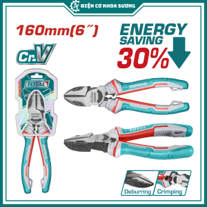 Kìm răng kìm cắt kìm nhọn giúp tiết kiệm 30% lực Total - Hàng chính hãng