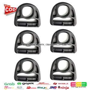 Ring Segitiga Ring Do Ring D 1 pack 10 Lusin Pengait Cantolan Tas 2.5 mm Triangles Adjuster Bar Clip D DO A Ring Buckle Strap D 25 TW