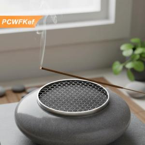 【PCWFKef】 Thép Không Gỉ Muỗi Xoắn Ốc Chủ Hộp Chống Cháy Với Nắp Muỗi Cuộn Dây Burner Vòng An Toàn Muỗi Hương Chủ
