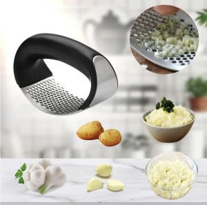 Alat Penghancur Bawang Putih/Merah Garlic Press Stainless Steel Bahan Anti Karat