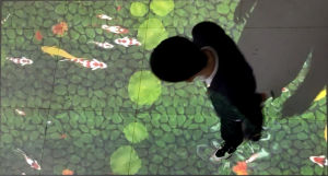 3D Wall Floor Game with Finger Touch Screen Interactive Education Smart Board for Teaching Gaming Training Meeting