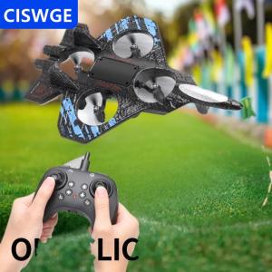 [COD] CISWGE AUTOPARTS 1 bộ điện bọt tàu lượn diễn viên đóng Thế nhào lộn UAV lơ lửng Máy bay trực thăng mô hình máy bay 2.4G điều khiển từ xa máy bay chiến đấu với đèn LED đầy màu sắc