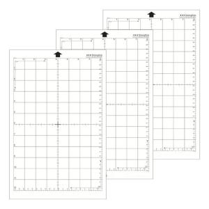 3 Sheets Cutting Mats for Silhouettes Portrait Scrapbooking Adhesive Cutting Mats Replacement Cut Mats 8x12 in Cut Mats