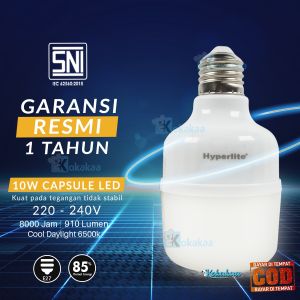 Lampu Bohlam Led HYPERLITE JUMBO by Hannochs 18 WATT 5w/7w/10w/14w/18w/26w Kapsul Garansi 1 Tahun SNI