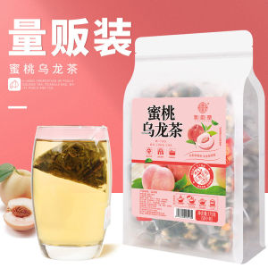 [Buy 3 free 1 teapo] White Peach Oolong Tea 175g(50Packs) Fruit Tea Cold Brew Tea Bag 蜜桃乌龙茶 175g(50小包) 白桃乌龙水蜜桃茶苹果干泡茶