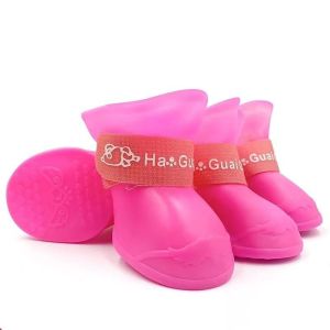 [PROMO] 4 Pcs Sepatu Anjing / Kucing Boots Tebal Anti Slip Anti Air
