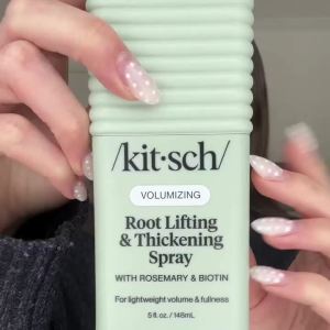 Kitsch Root Hair Volume Spray - Lightweight Hair Volumizer for Instant Lift and Fullness    Hair Thickening Spray With Rosemary and tin    Soft Touchable Volume Finish - 5oz