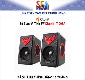 Bộ 2 Loa Vi Tính 2*3W Kisonli - T-008A