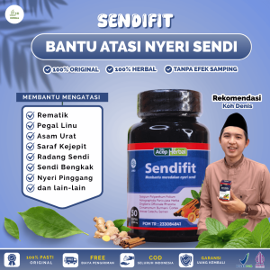 SENDIFIT Obat Saraf Kejepit  Radang Sendi Rematik Pegal Linu Asam Urat Sendi Bengkak Nyeri Pinggang Sindrom Piriformis 100% Original BPOM dan Halal MUI