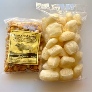 Kerupuk Kulit Sapi Mentah 500g / Krupuk Kulit Sapi Asli Kiloan / Rambak Kulit Sapi Mentah Murah