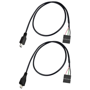 50cm USB 2.0 Mini 5Pin Male to 9Pin Female Header Cable Motherboard Header Data Cable Replacement for Electronics