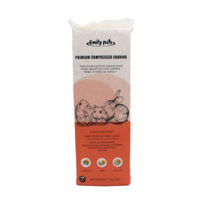 Emily Pets Premium Compressed Wood Shaving / Hamster Chinchilla Small Animals Bedding Flakes 15.5L 1KG