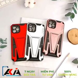 A KÌA Ốp Lưng Điện Thoại Giá Đỡ Giáp Chống Sốc Sang Trọng Cho iPhone 12 13 Pro Max Ốp Lưng Có Chân Đế Hình Học V Mini