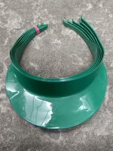 Moolah VISOR HAT adjustable hat sporty brand promotion business personal plastic made durable walking running souvenir free