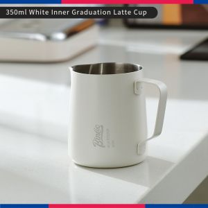 BINCOO Coffee Pull Flower Vat Milk Foam Cup Stainless Steel Professional Milk Vat Coffee Utensils 350ML/600ML