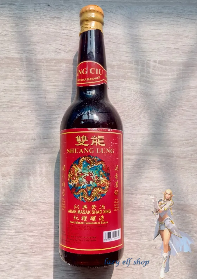 arak masak shaoxing shuang lung 620ml angciu saos tape saus rice