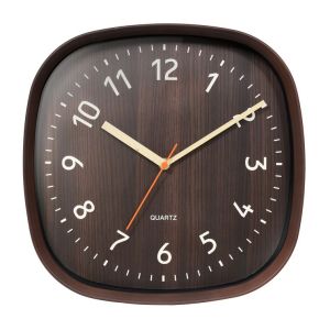 Creative Wall Clock Home Decor Clocks Wall Moderm Luxury  New Homehold Japanese-Style Retro Creative Simple Wood Grain Punch-Free Wall Hanging Creative Wall Clock Home Decor