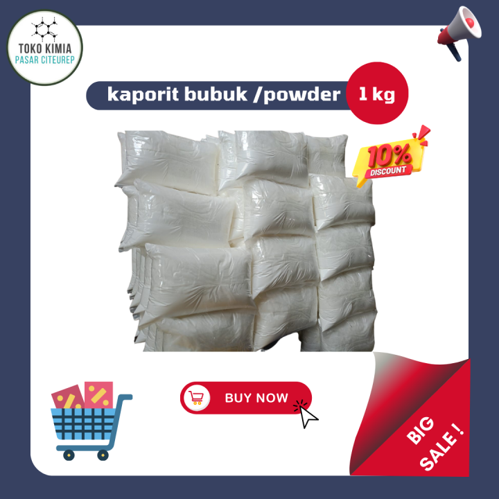 Kaporit Bubuk 90 Kaporit Powder Pack 1kg Lazada Indonesia 4426